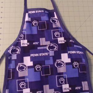 New Home Sewn Penn State Kids Apron